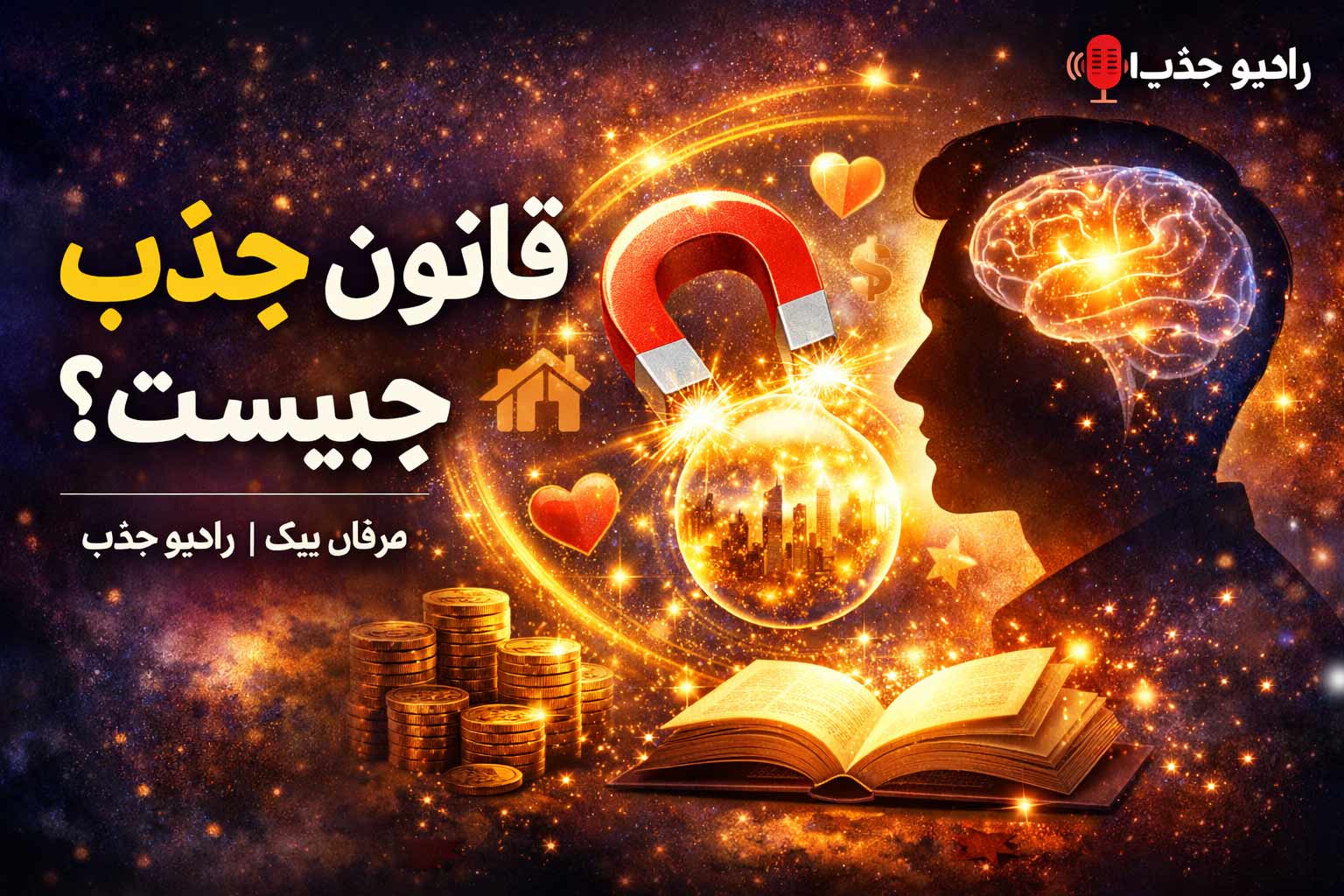 قانون جذب چیست؟|تعریف واقعی قانون جذب بدون شعار و توهم